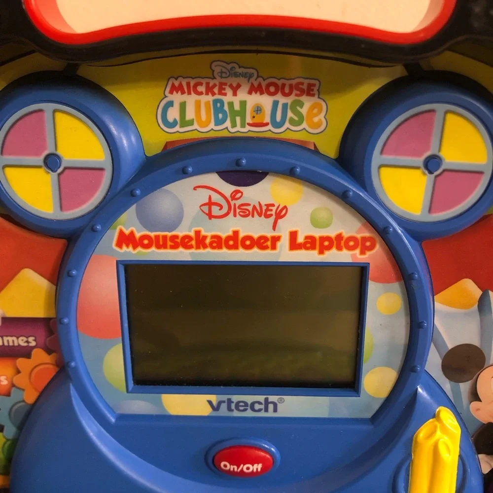 Vtech Mickey Mouse Clubhouse Mousekadoer Laptop #1039 WORKS